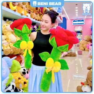 Hình ảnh Bông hoa hồng nơ vàng