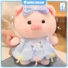 Hình ảnh gấu bông Heo Mặc Váy Bí