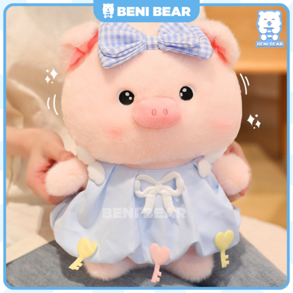 Hình ảnh gấu bông Heo Mặc Váy Bí
