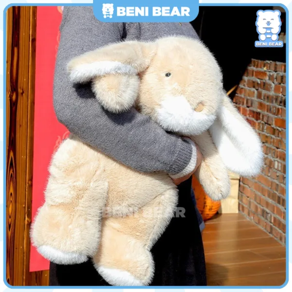 Thỏ Kem với bộ lông mềm mượt và tai dài đáng yêu. Quà tặng bạn gái siêu ngọt ngào.