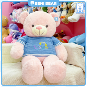 Hình ảnh sản phẩm Gấu Teddy Áo Len Love Cầu Vồng