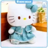Bé mèo kitty mặc chiếc váy tiểu thư màu xanh ngọt ngào