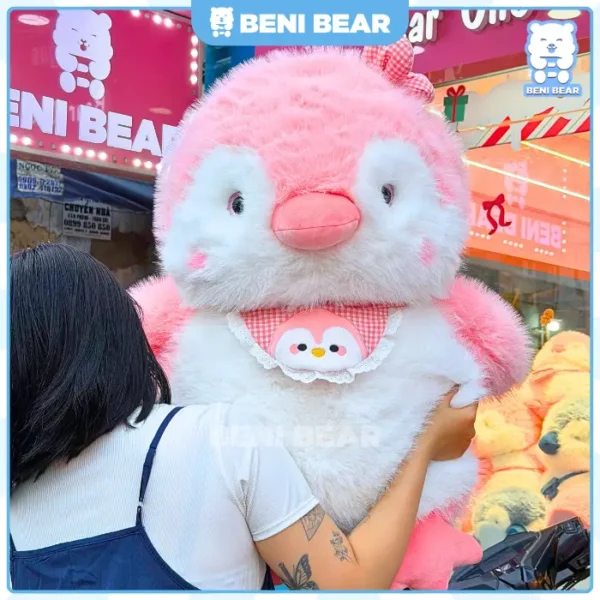 Gấu Bông Cánh cụt lông xù siêu mềm mịn ôm cực êm, độ đáng yêu tuyệt đối cưng xỉu. Là món quà hoàn hảo cho mọi dịp lễ.
