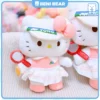 Gấu bông Mèo Hello Kitty phiên bản vợt thủ Tennis.