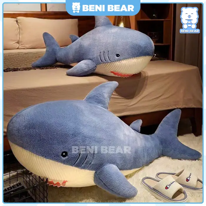 Gối Ôm Cá Mập Xanh