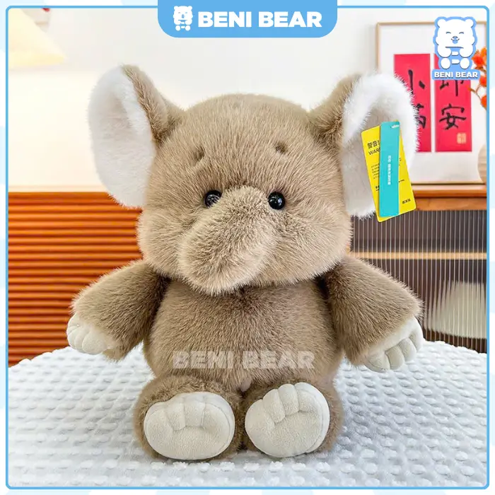 Hình ảnh Gấu Bông Biết Chạy - Voi Nâu