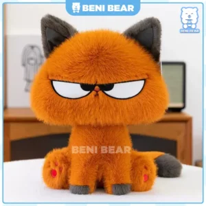 Gấu Bông Mèo Cam Mặt Quạo