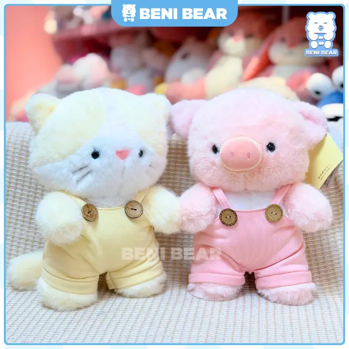 Hình ảnh Gấu Bông Thú Mặc Yếm Mini