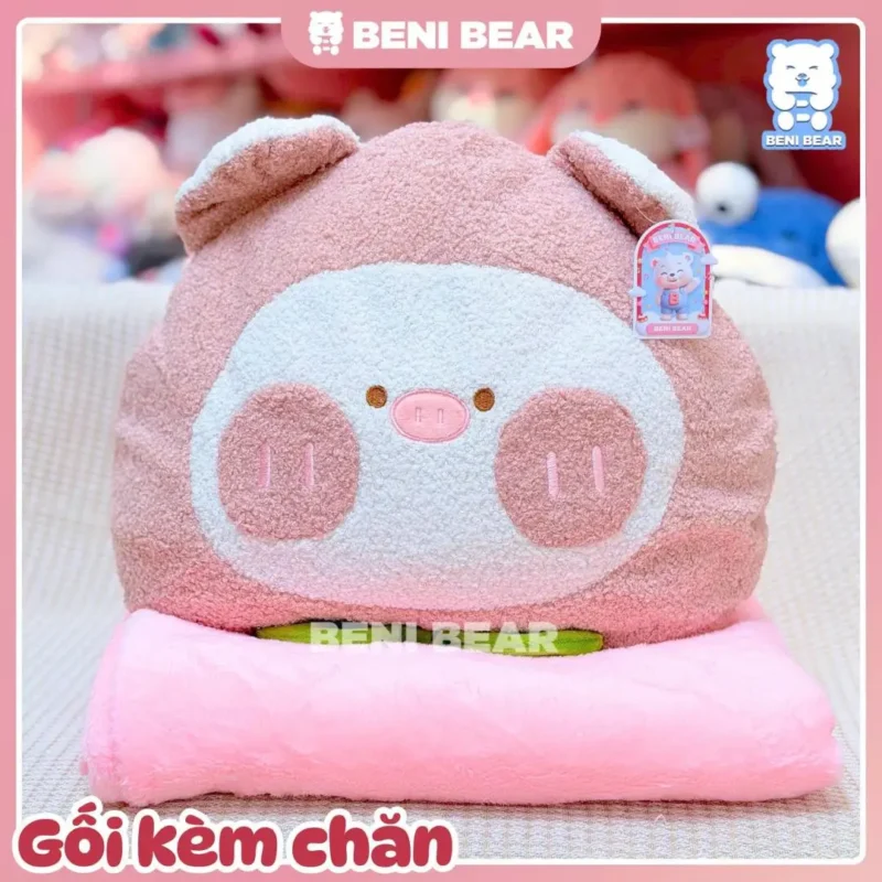 Gối mền - Heo Hồng