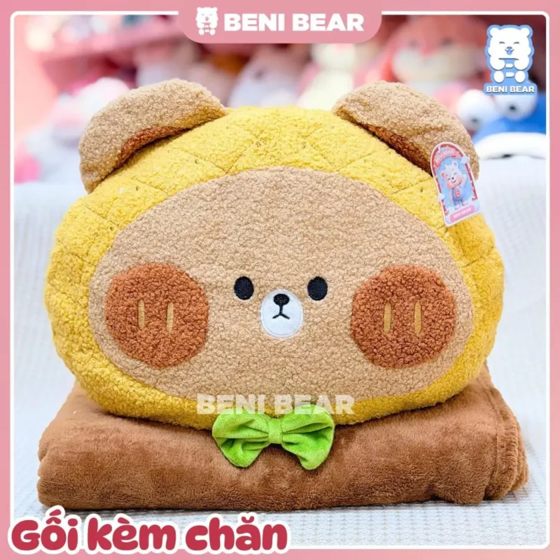 Gối mền - Gấu Dứa
