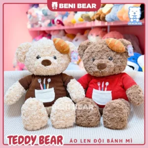 Teddy Áo Len Đội Bánh Mì