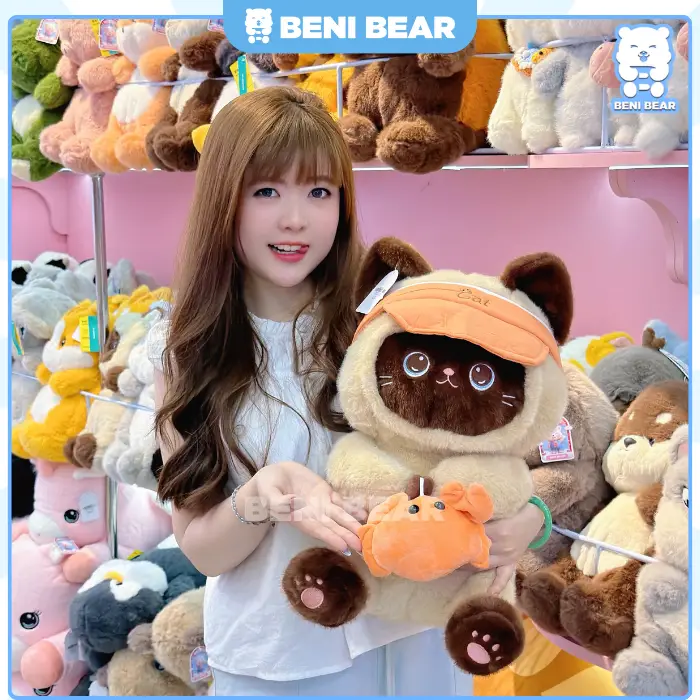 Mèo Câu Cá Màu Nâu Size Lớn