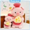 Gấu Bông Heo Hồng Bánh Phô Mai