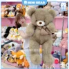 Teddy Lông Kim Yếm Nơ Kẻ