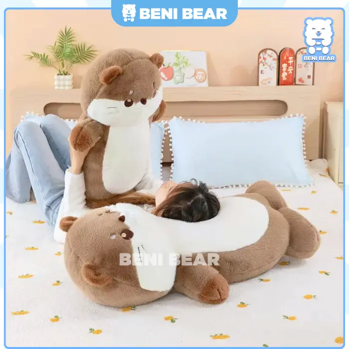 Hình ảnh sản phẩm Gấu Bông Gối Ôm Rái Cá