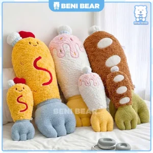 Gấu Bông Gối Ôm Nĩa Bông