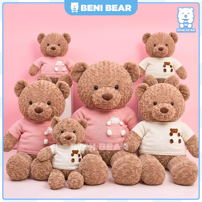 Hình ảnh sản phẩm Gấu Teddy Áo Len Túi Gấu